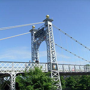 Chester city centre bridge